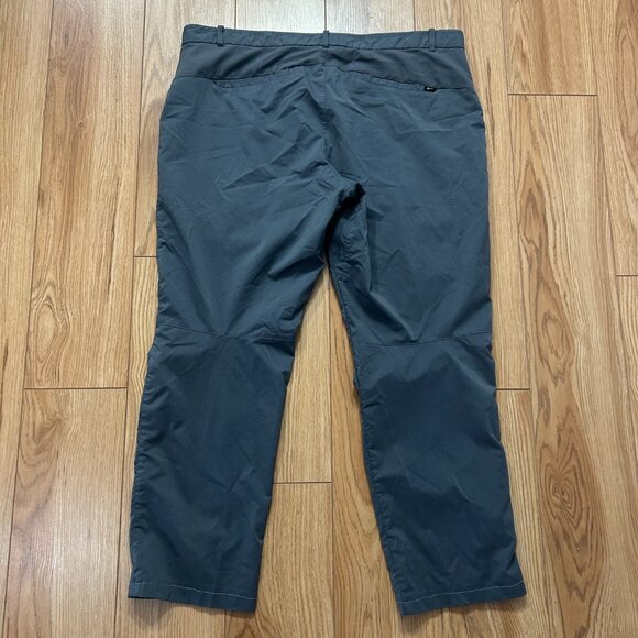 Nike Golf Chino Pants Mens 38x32 Polyester Stretch Stretch Leg Grey - Picture 5 of 5